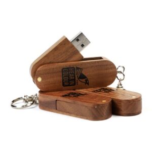 Wooden Swivel USB