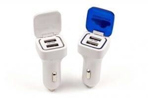 Flip Lid USB Car Charger