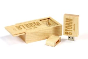 Wooden Slide Presentation Case