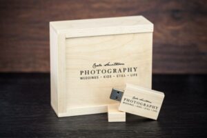 Wood USB 3.0 & Wooden Trinket Box Bundle